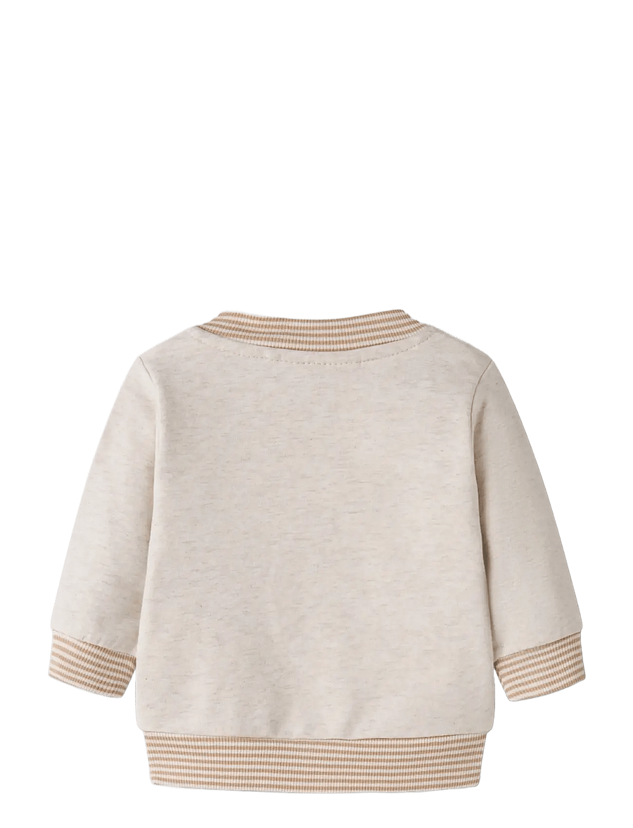 name it - NBMKOPPE LS SWEAT CARD UNB - bomberjackor - peyote melange - 1