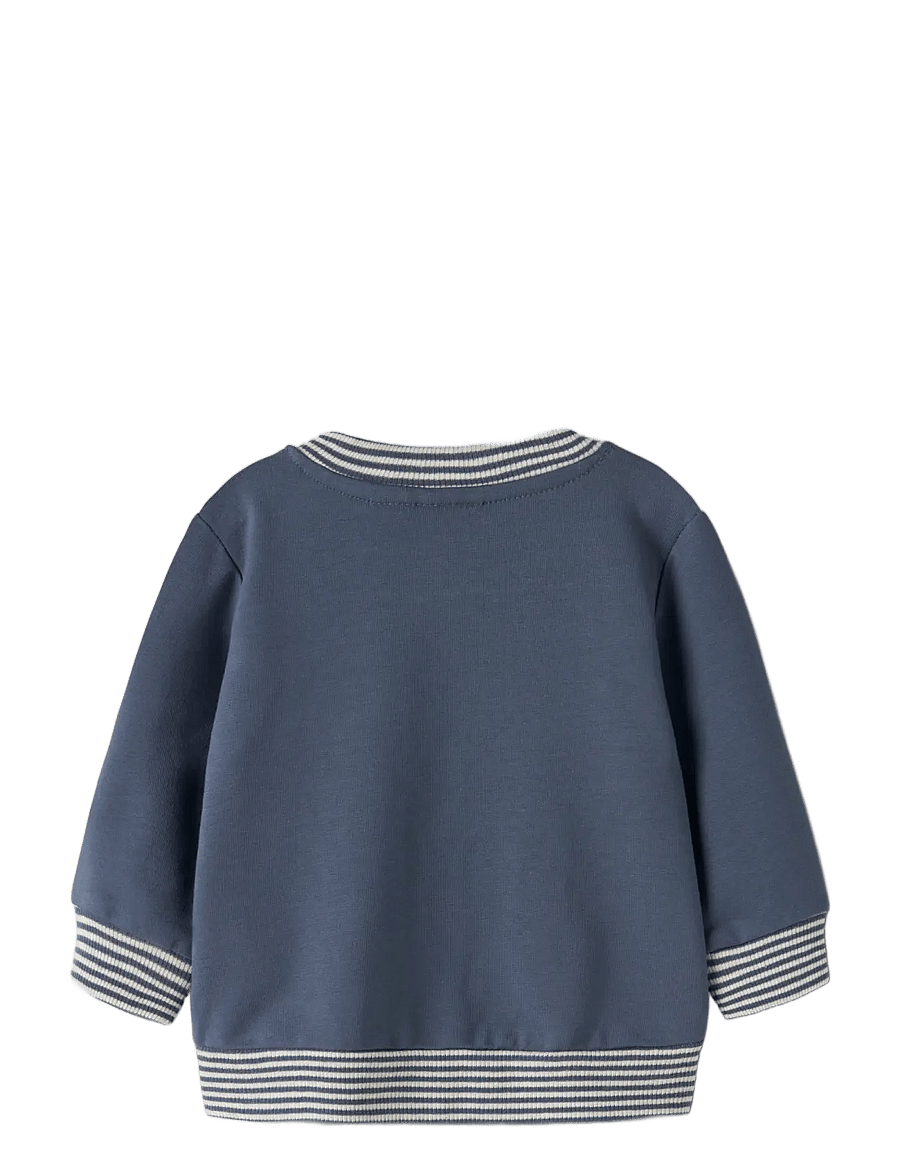 name it - NBMKOPPE LS SWEAT CARD UNB - lendurijakid - vintage indigo - 1