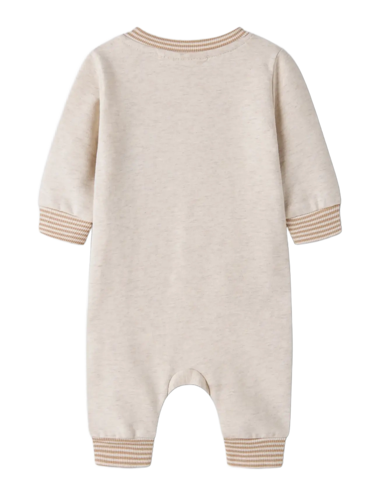 name it - NBMKOPPE LS SWEAT SUIT UNB - jumpsuits - peyote melange - 1