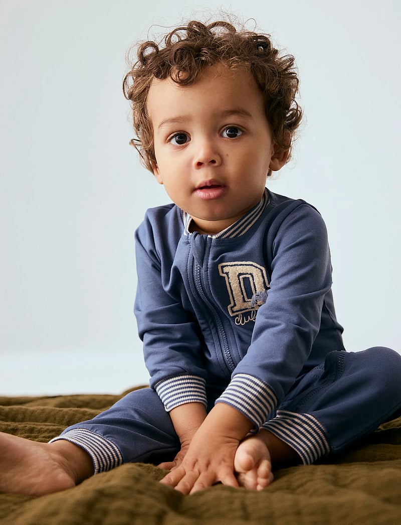name it - NBMKOPPE LS SWEAT SUIT UNB - vintage indigo - 3