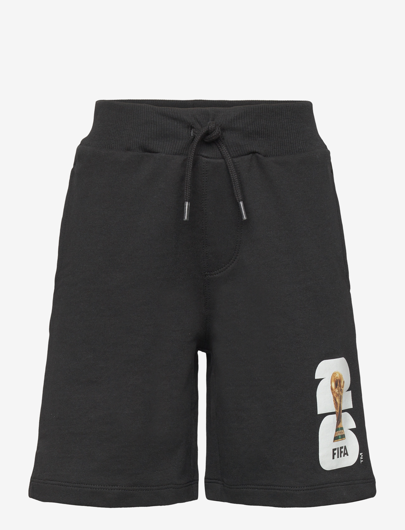 name it - NKMMALTHE FIFA NREG SWE SHORTS UNB OUS - treninginiai šortai - black - 0