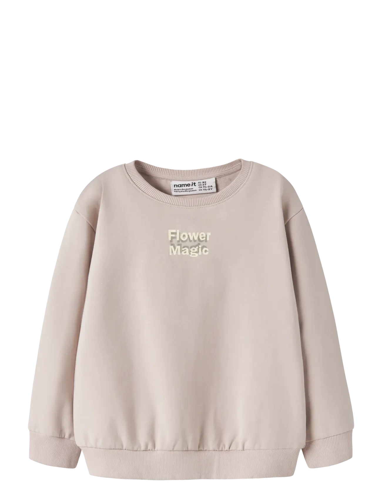 name it NMFDARTINE LS NREG SWEAT UNB - Pullover - CHATEAU GRAY / grey