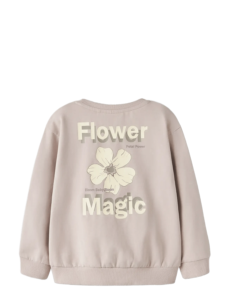 name it - NMFDARTINE LS NREG SWEAT UNB - trøjer - chateau gray - 1