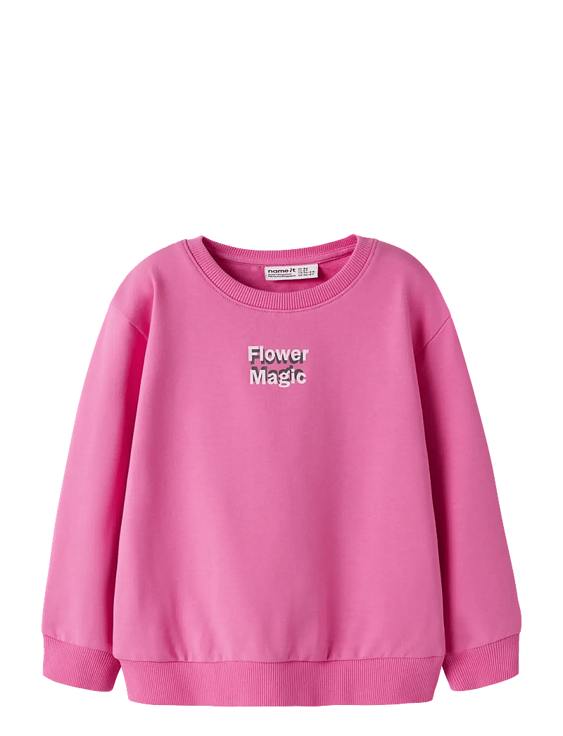 name it - NMFDARTINE LS NREG SWEAT UNB - pullover - strawberry moon - 0