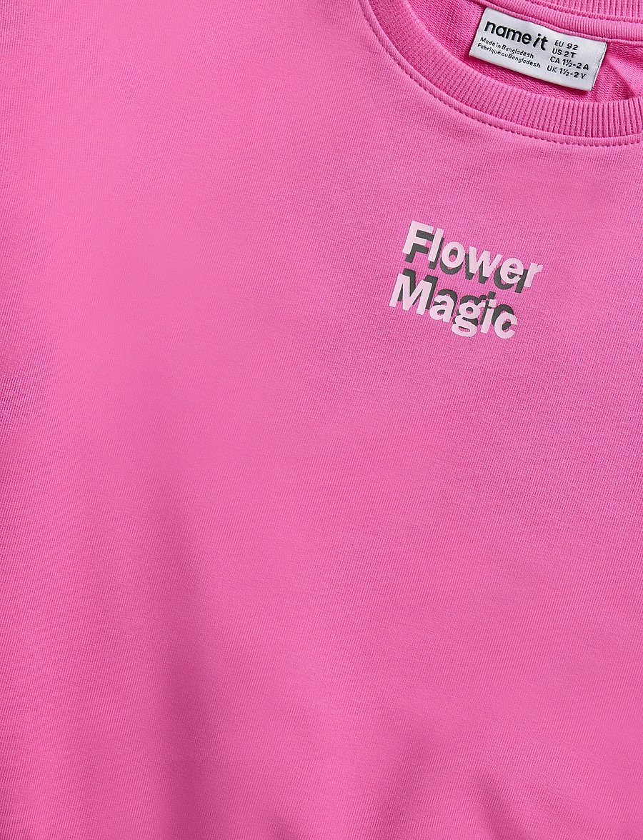 name it - NMFDARTINE LS NREG SWEAT UNB - pullover - strawberry moon - 2