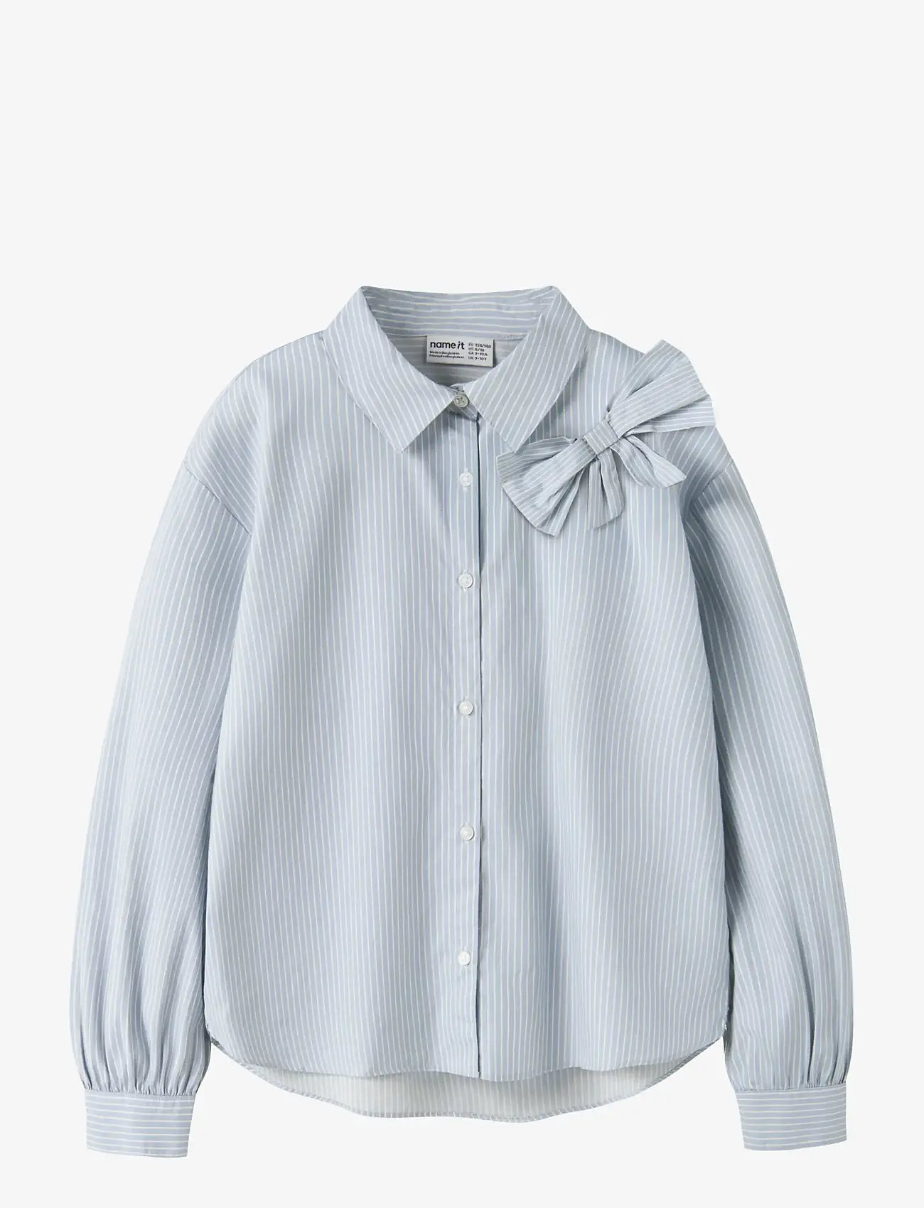name it - NKFKAMESA LS RLX SHIRT - long-sleeved shirts - subdued blue - 0