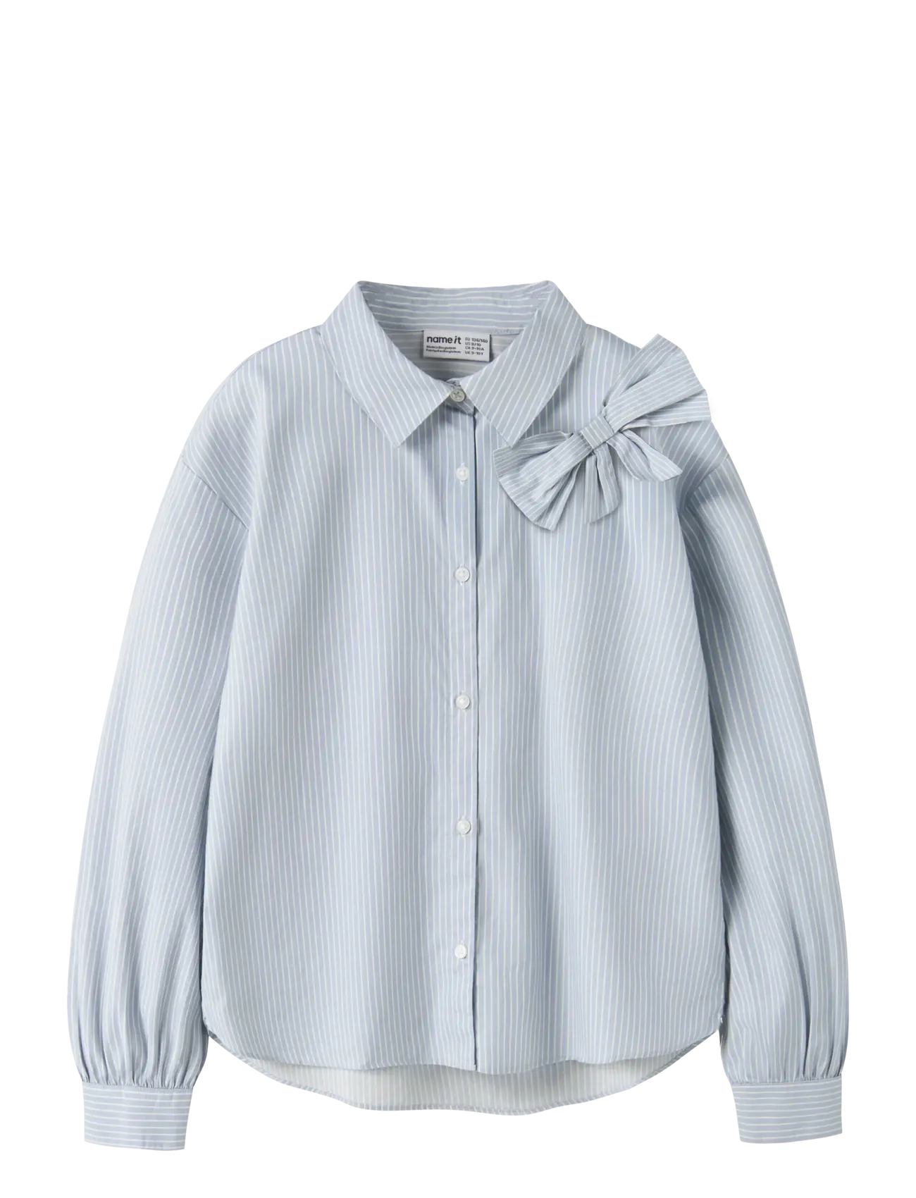 name it NKFKAMESA LS RLX SHIRT - Riided - SUBDUED BLUE / blue