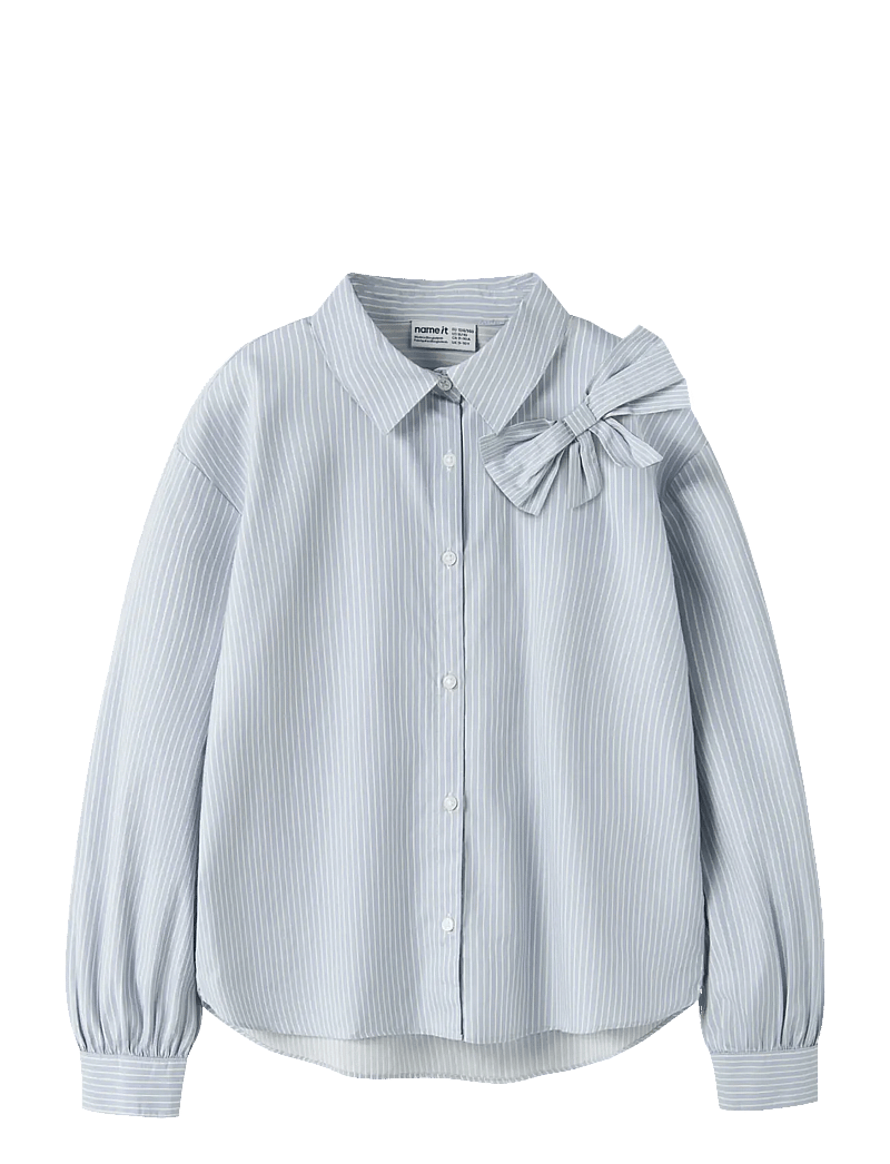 name it - NKFKAMESA LS RLX SHIRT - langærmede skjorter - subdued blue - 0