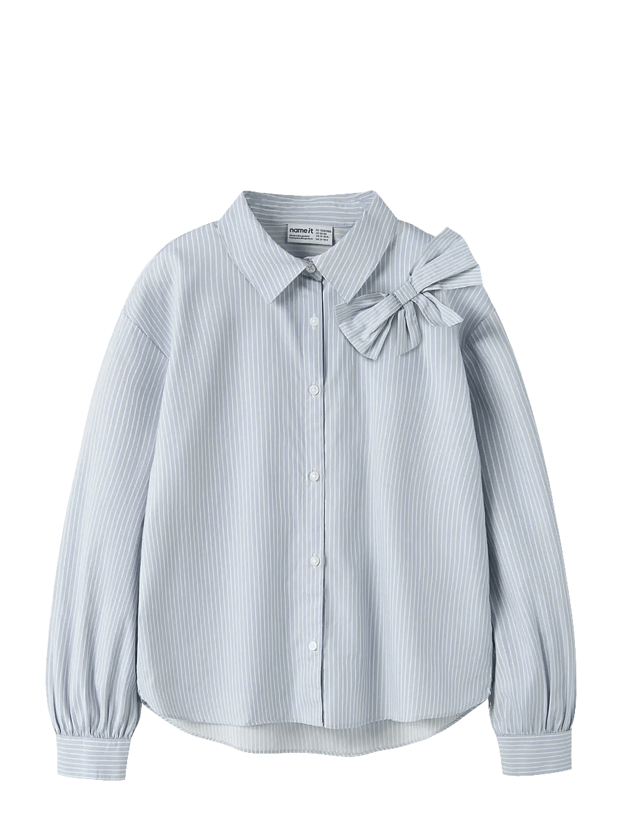 name it - NKFKAMESA LS RLX SHIRT - pikkade varrukatega särgid - subdued blue - 0