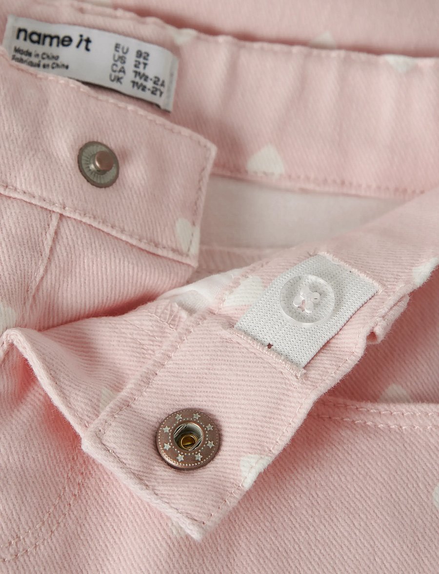 name it - NMFBELLA MOM TWILL AOP PANT 3217-YF - babyhosen - lotus - 2