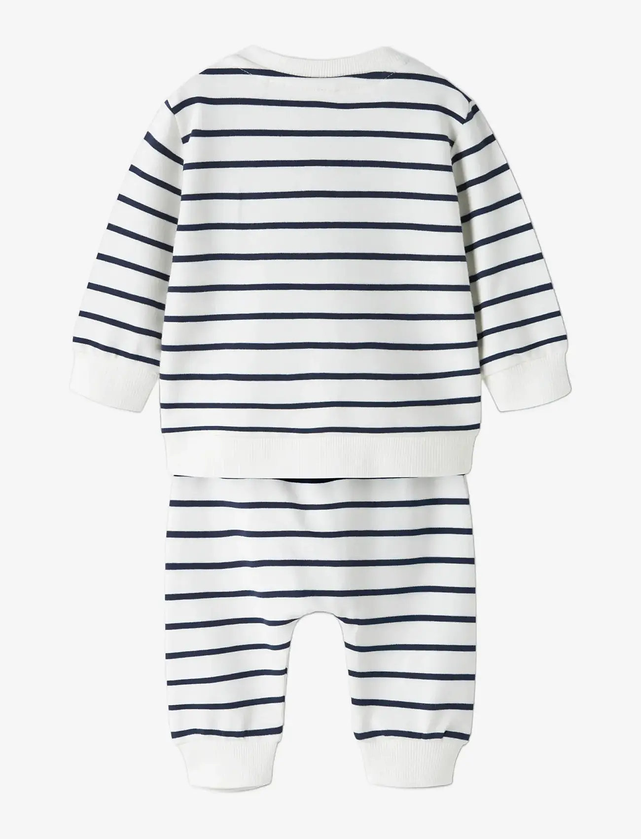 name it - NBMDADDEL LS SWEAT SET - sæt med langærmet t-shirt - navy blazer - 1