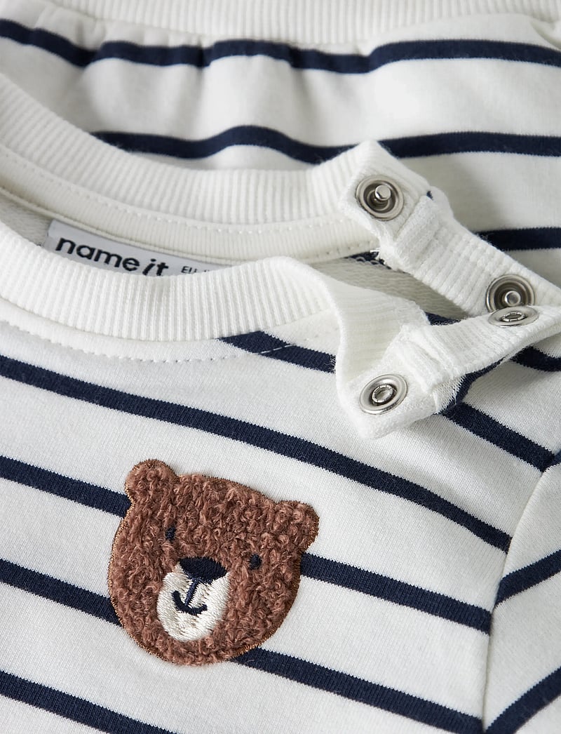 name it - NBMDADDEL LS SWEAT SET - sæt med langærmet t-shirt - navy blazer - 2