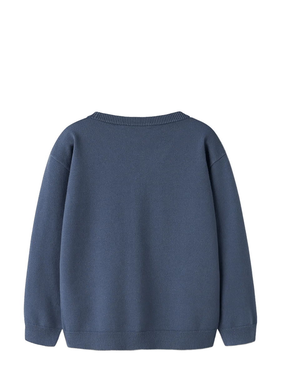 name it - NMMKETTE LS LOOSE KNIT CARD - vintage indigo - 1
