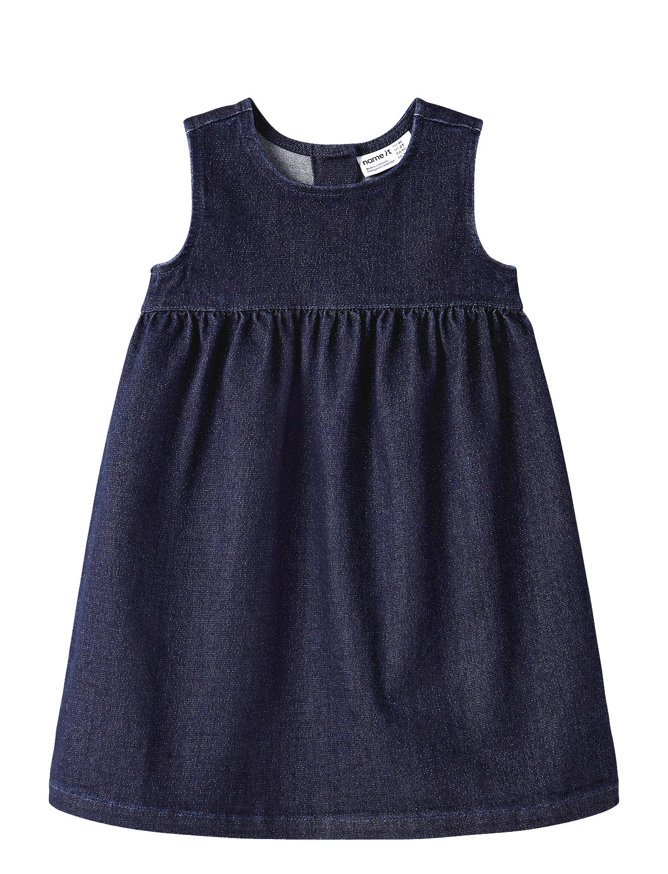 NMFELLA DNM GLITTER DRESS 1208-LU - DARK BLUE DENIM