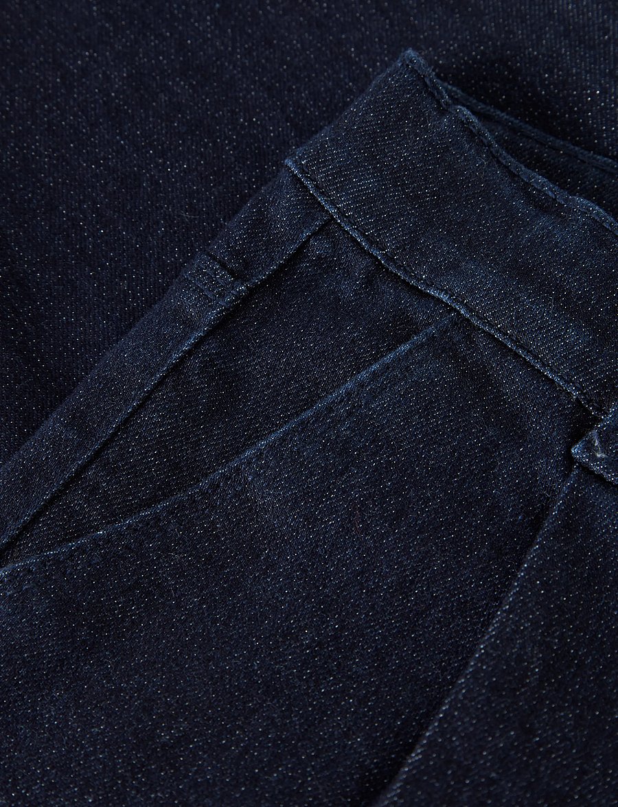 name it - NMFROSE WIDE GLITTER JEANS 1208-LU - dark blue denim - 3
