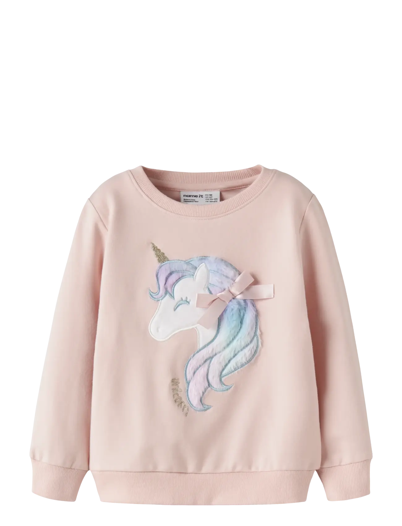 name it NMFKISA LS SWEAT UNB BOX - Overdele - LOTUS / pink/rose