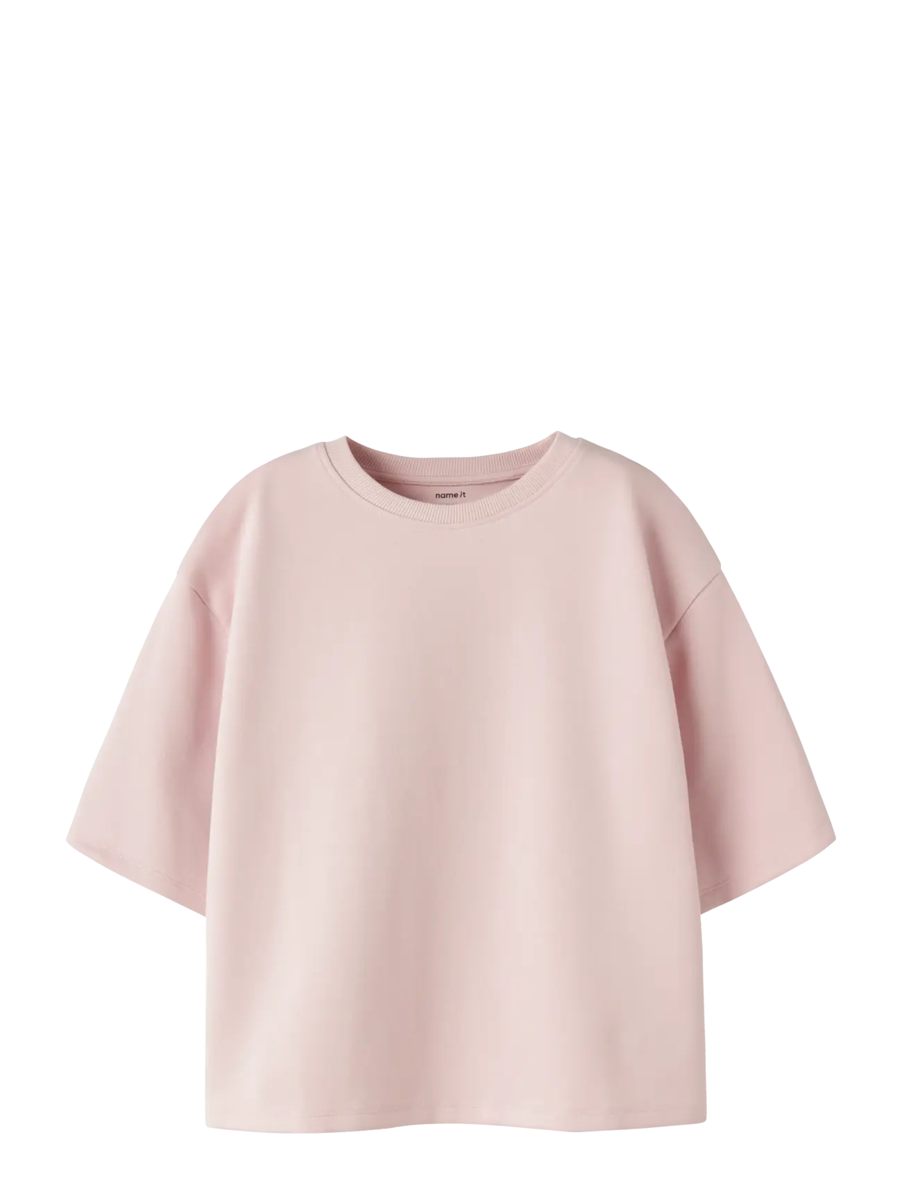 name it NKFKAMKO SS RLX TOP - Riided - LOTUS / pink/rose