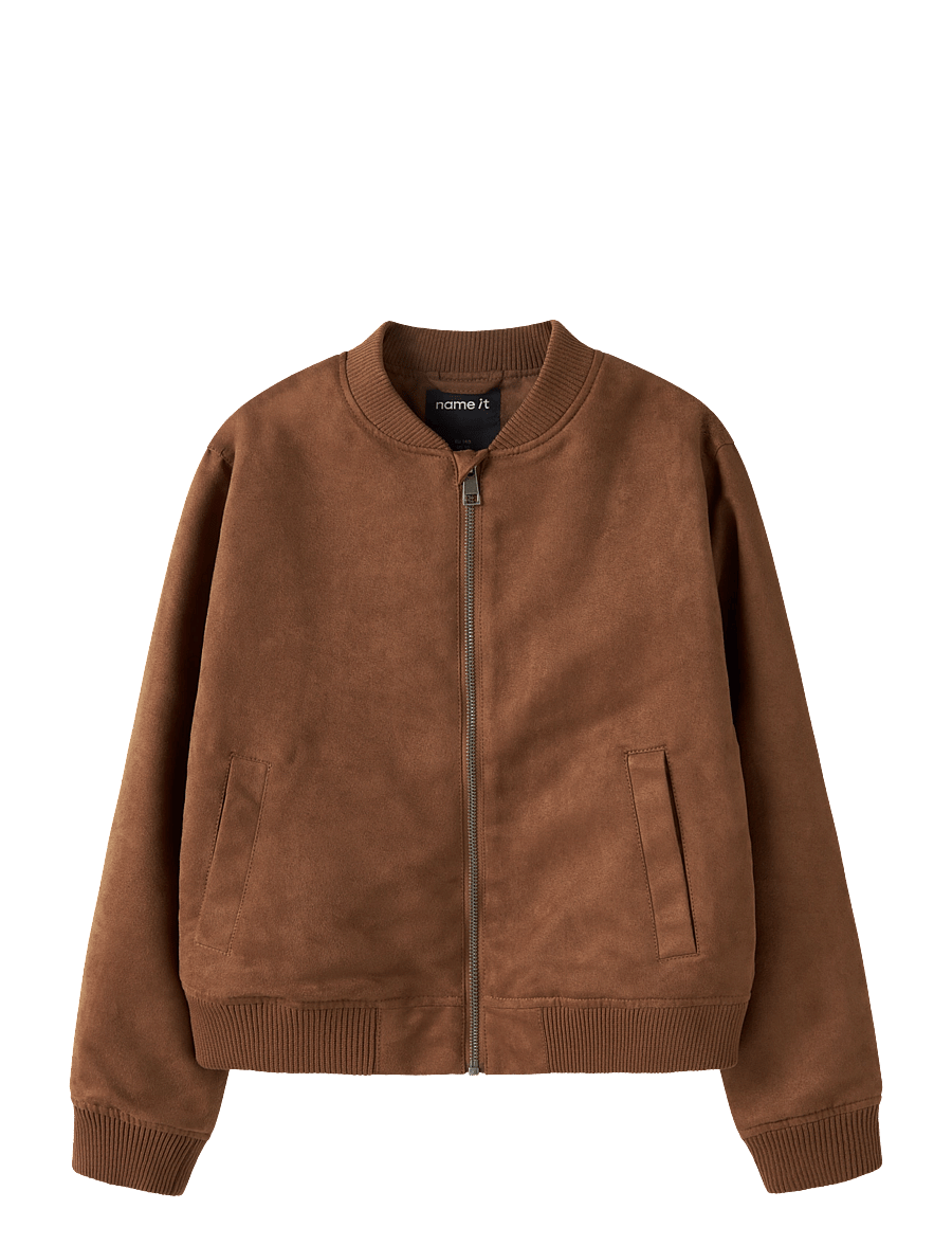 name it - NKFMEGAN BOMBER JACKET - bomberjacken - rubber - 0