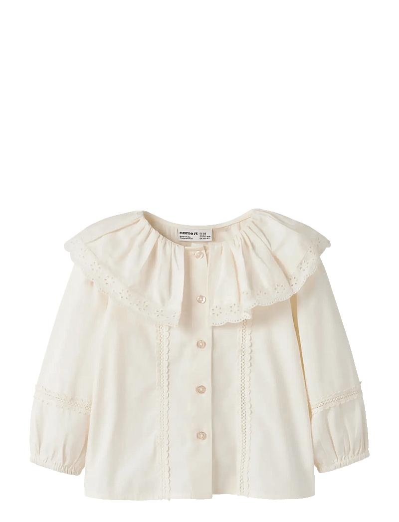 name it - NMFKIS LS SHIRT - antique white - 0