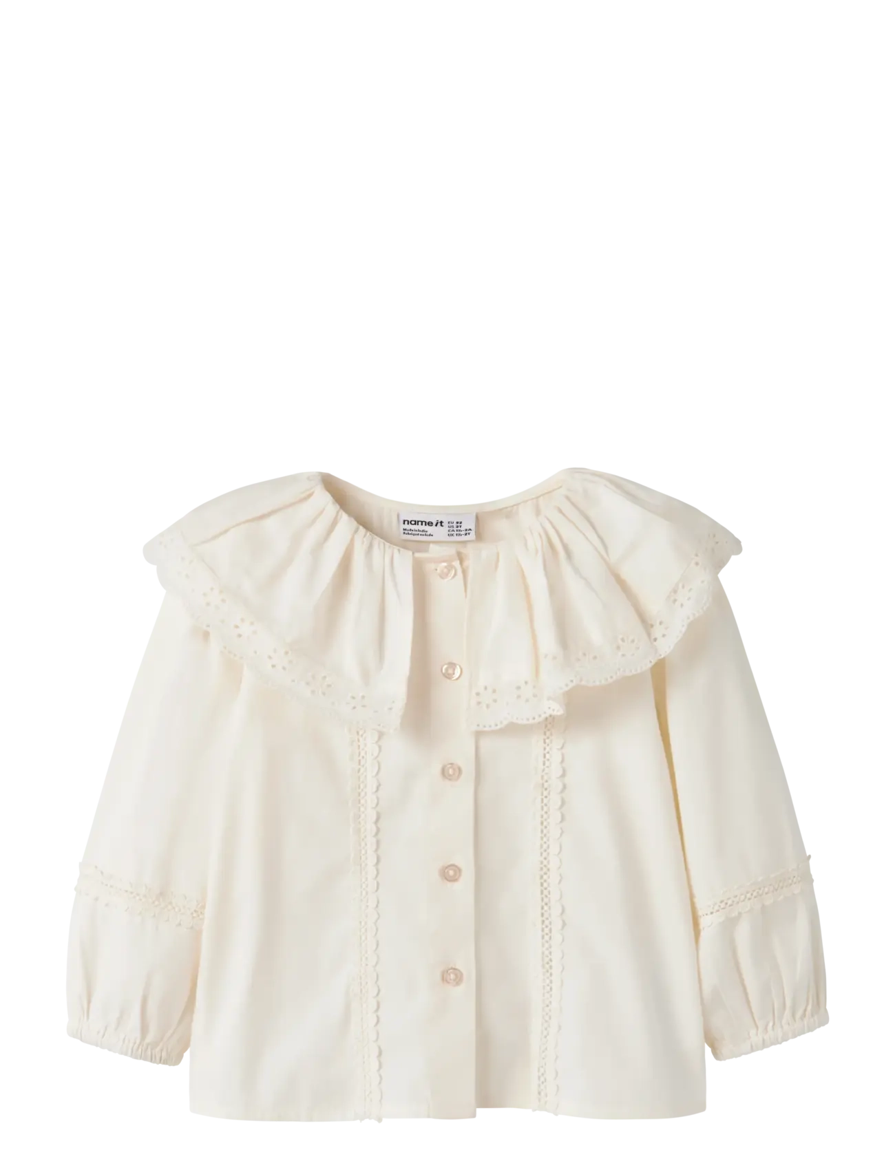 name it NMFKIS LS SHIRT - Kläder - ANTIQUE WHITE / cream
