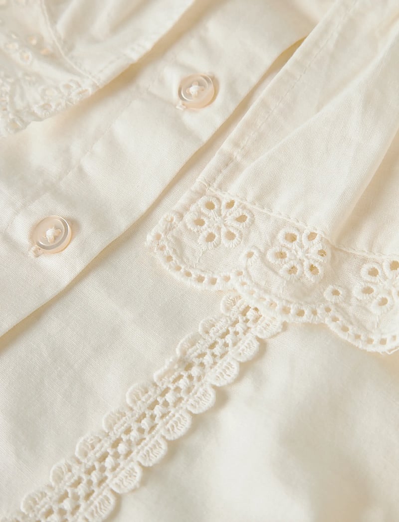 name it - NMFKIS LS SHIRT - antique white - 4