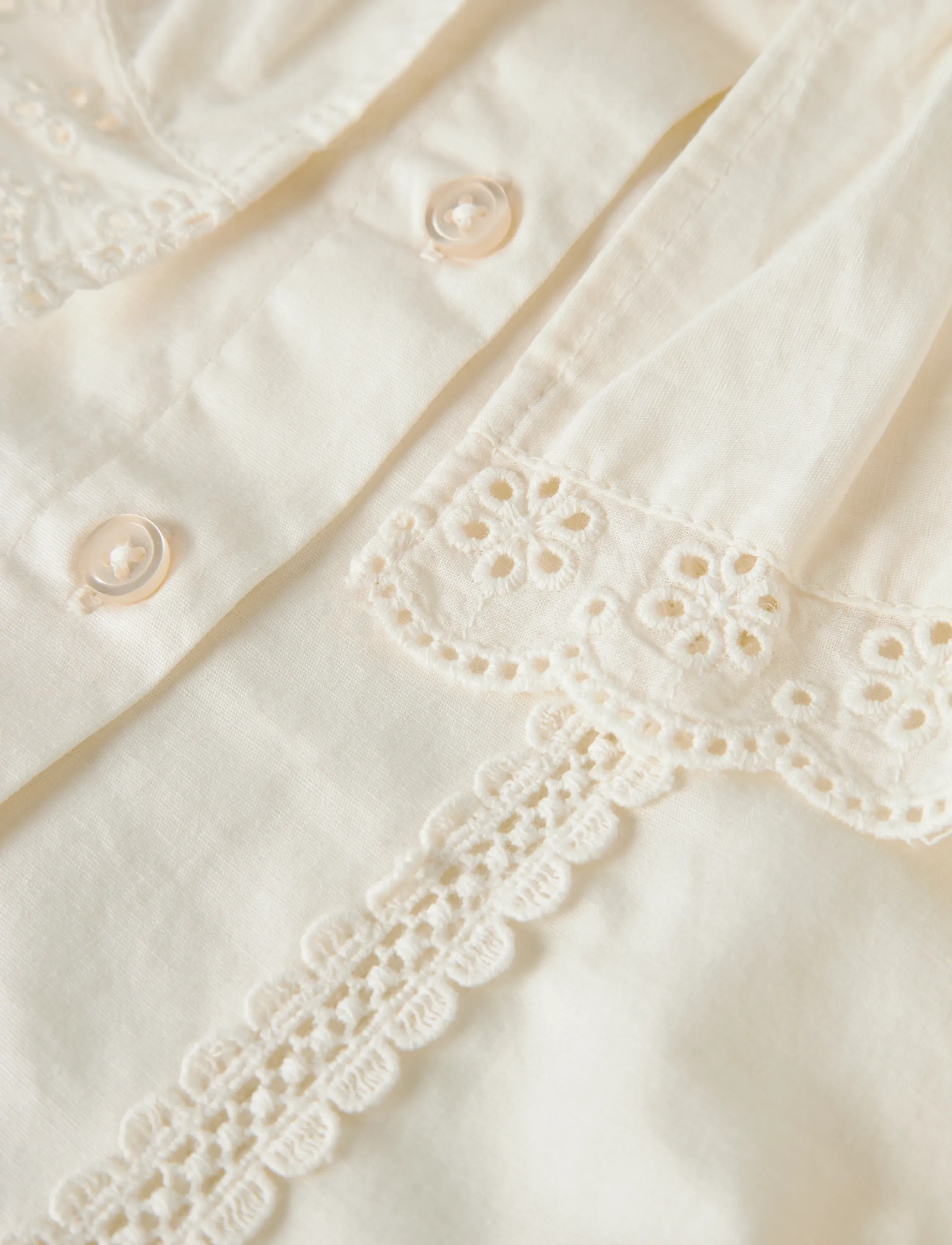 name it - NMFKIS LS SHIRT - langärmlige hemden - antique white - 4