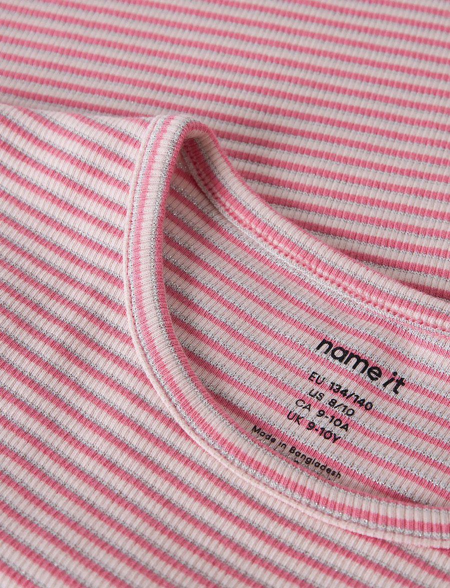 name it - NKFKOMMAKU LS SLIM TOP - langärmelig - flowering ginger - 2