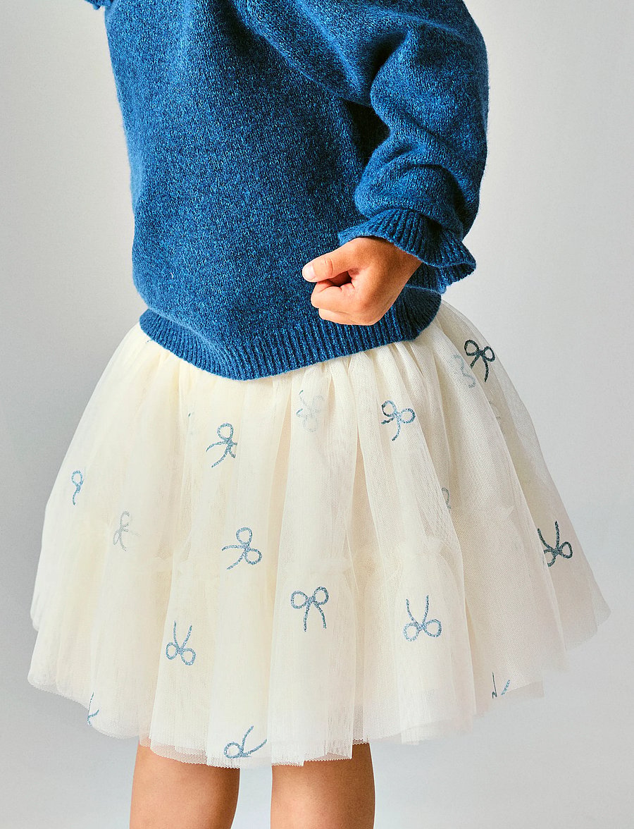 name it - NMFKIRA TULLE SKIRT - antique white - 3