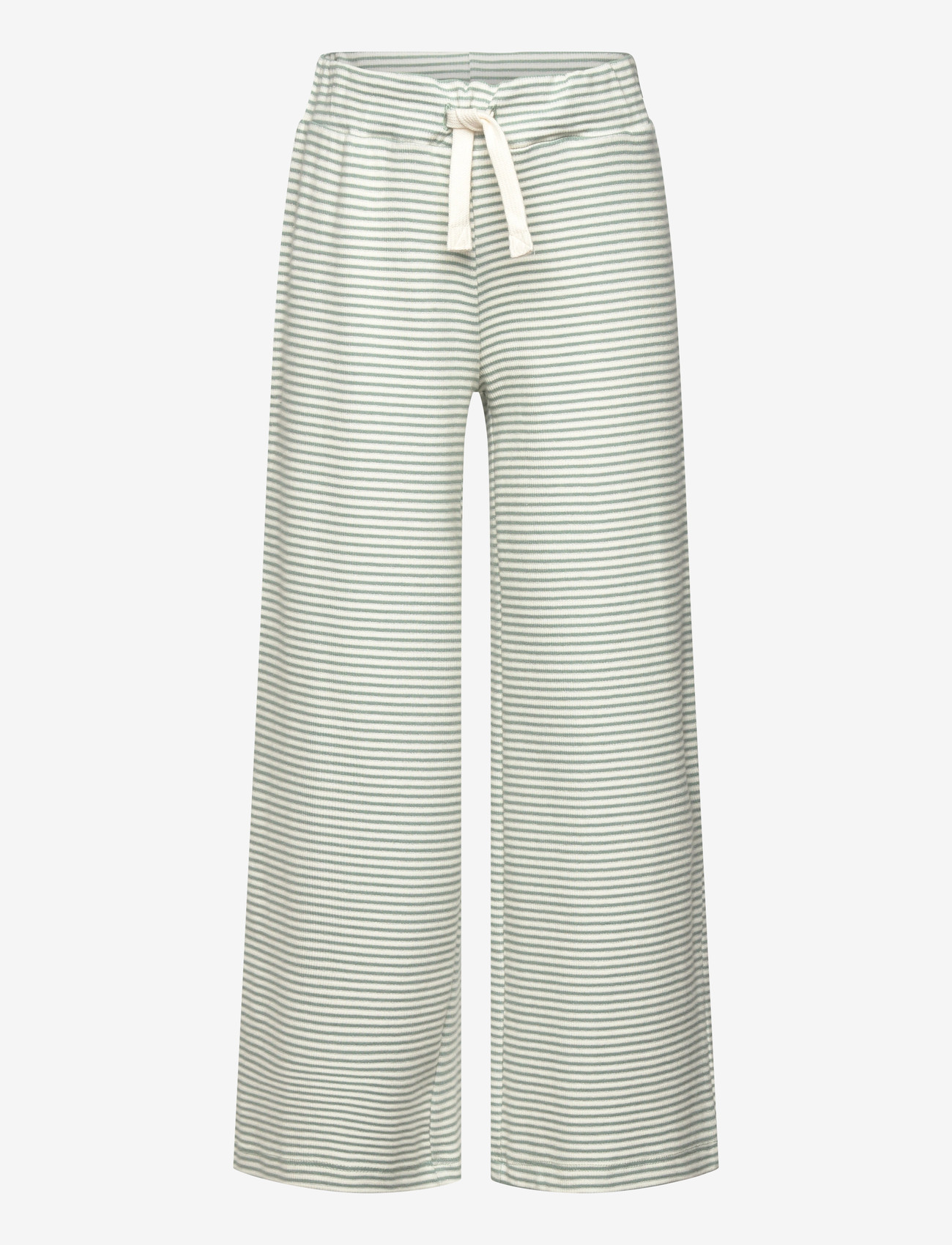 name it - NKFKOMMAKU WIDE PANT - bukser - green milieu - 0