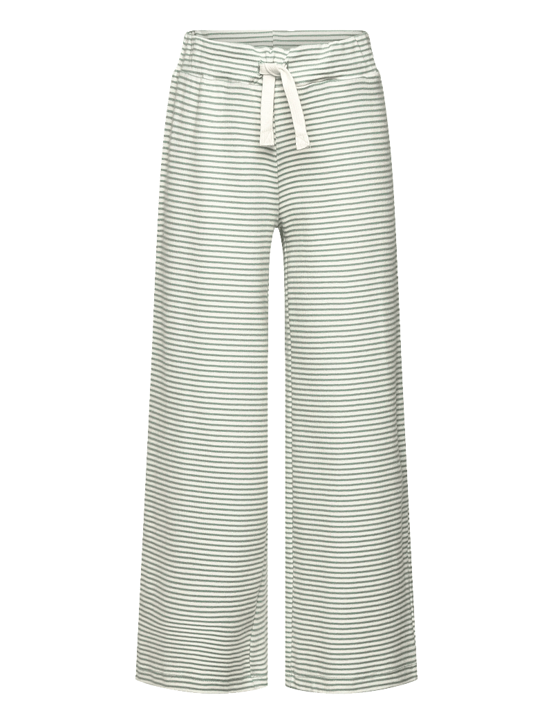 name it - NKFKOMMAKU WIDE PANT - bukser - green milieu - 0