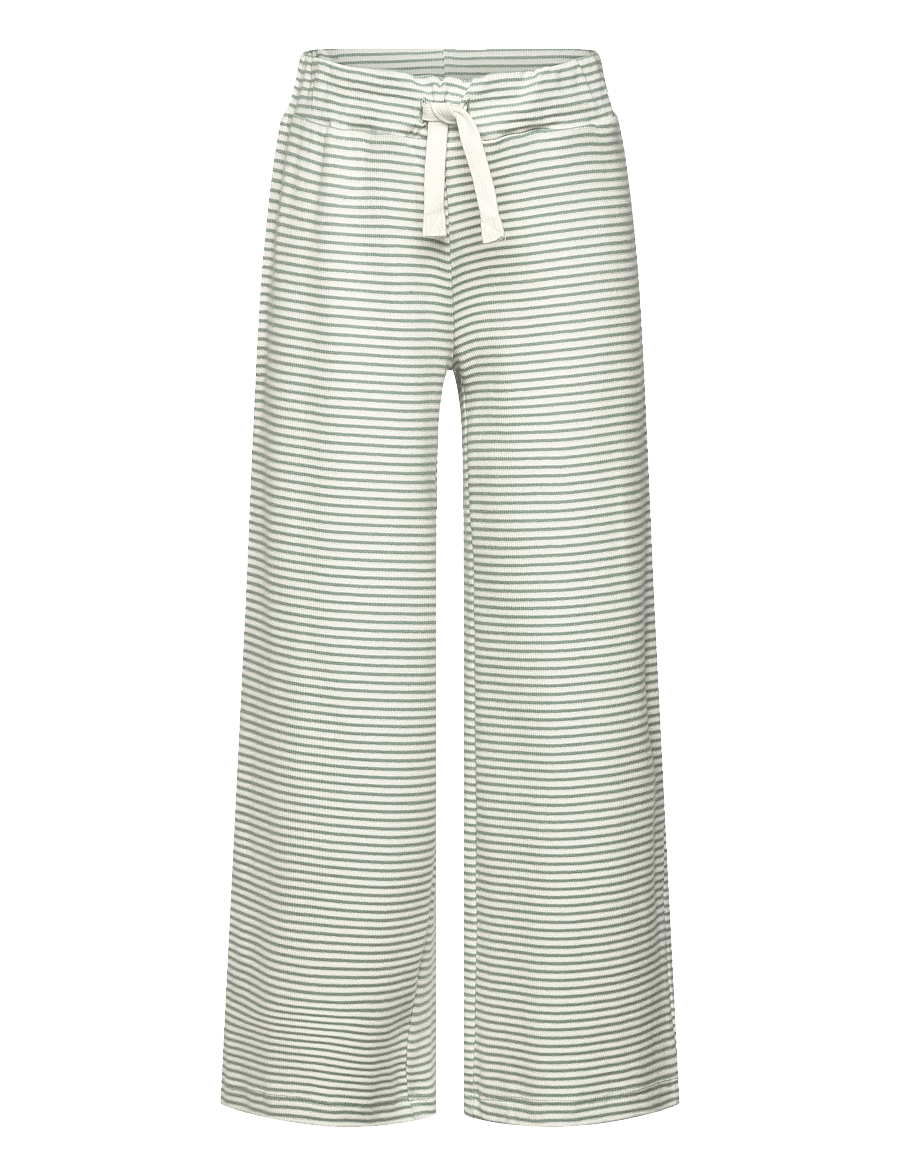 name it - NKFKOMMAKU WIDE PANT - bukser - green milieu - 0