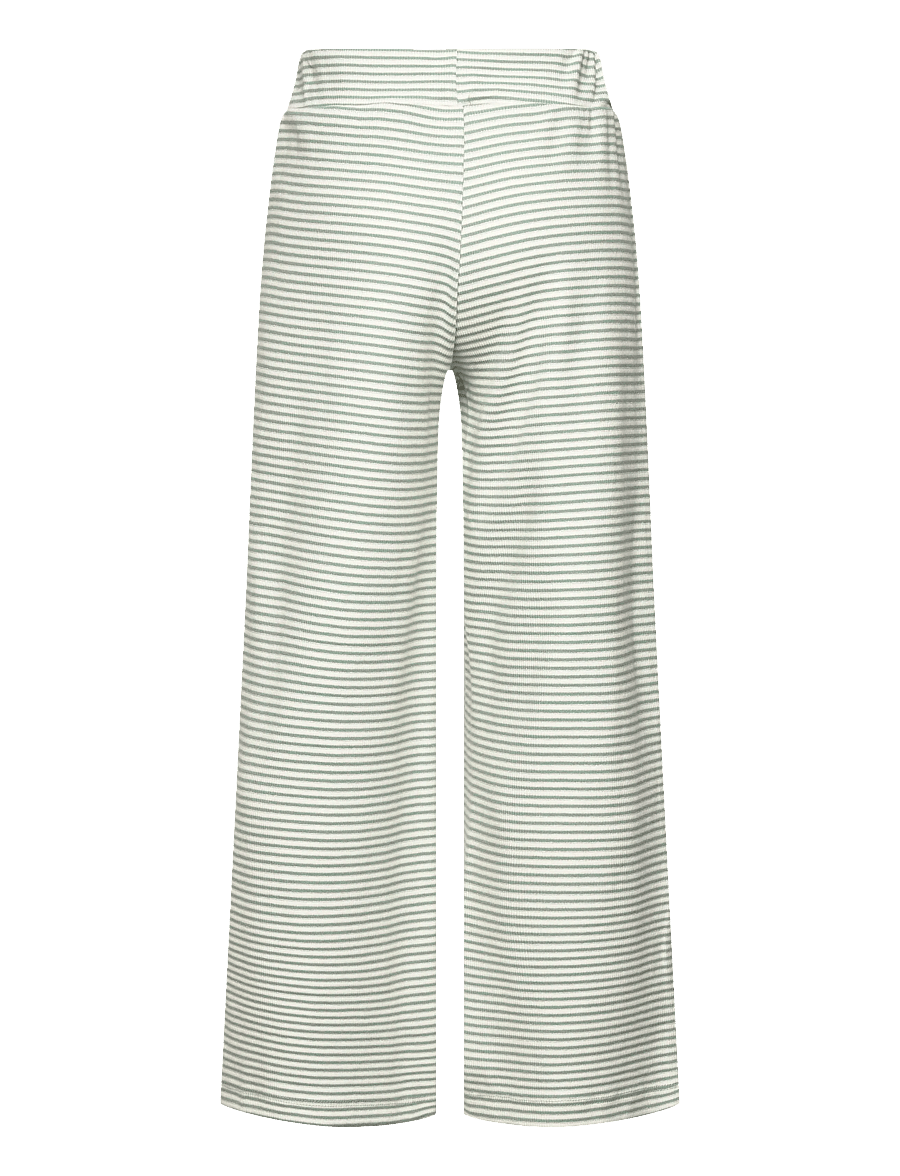 name it - NKFKOMMAKU WIDE PANT - bukser - green milieu - 1