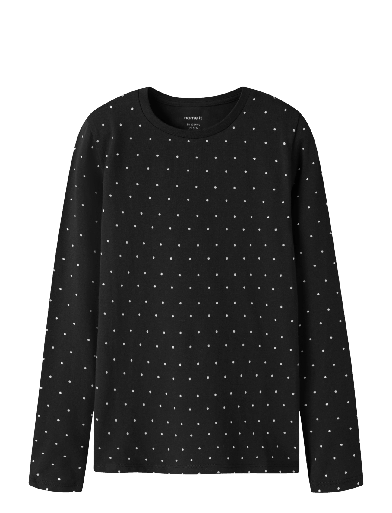 NAME IT Nkfluaja Ls Slim Oberteil Schwarz - 122-128 - Kinder