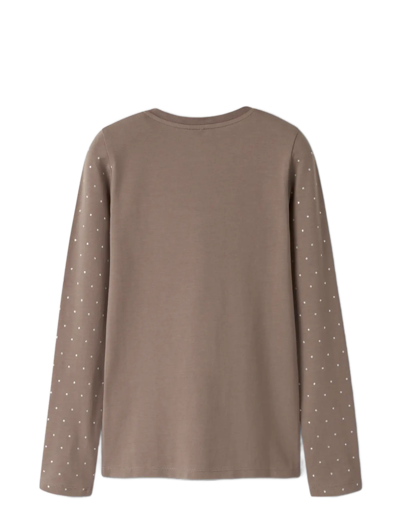name it - NKFLUAJA LS SLIM TOP - pikkade varrukatega t-särgid - brown lentil - 1