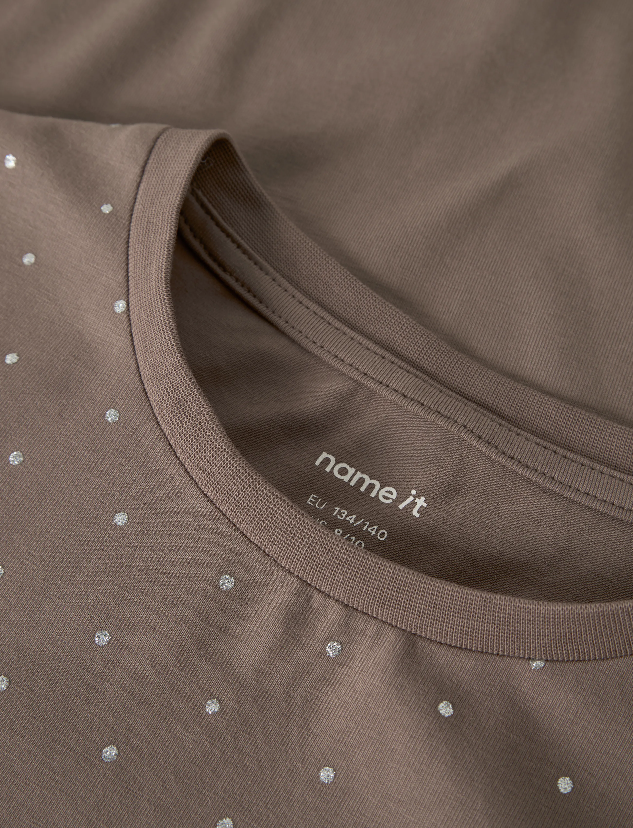 name it - NKFLUAJA LS SLIM TOP - pikkade varrukatega t-särgid - brown lentil - 2