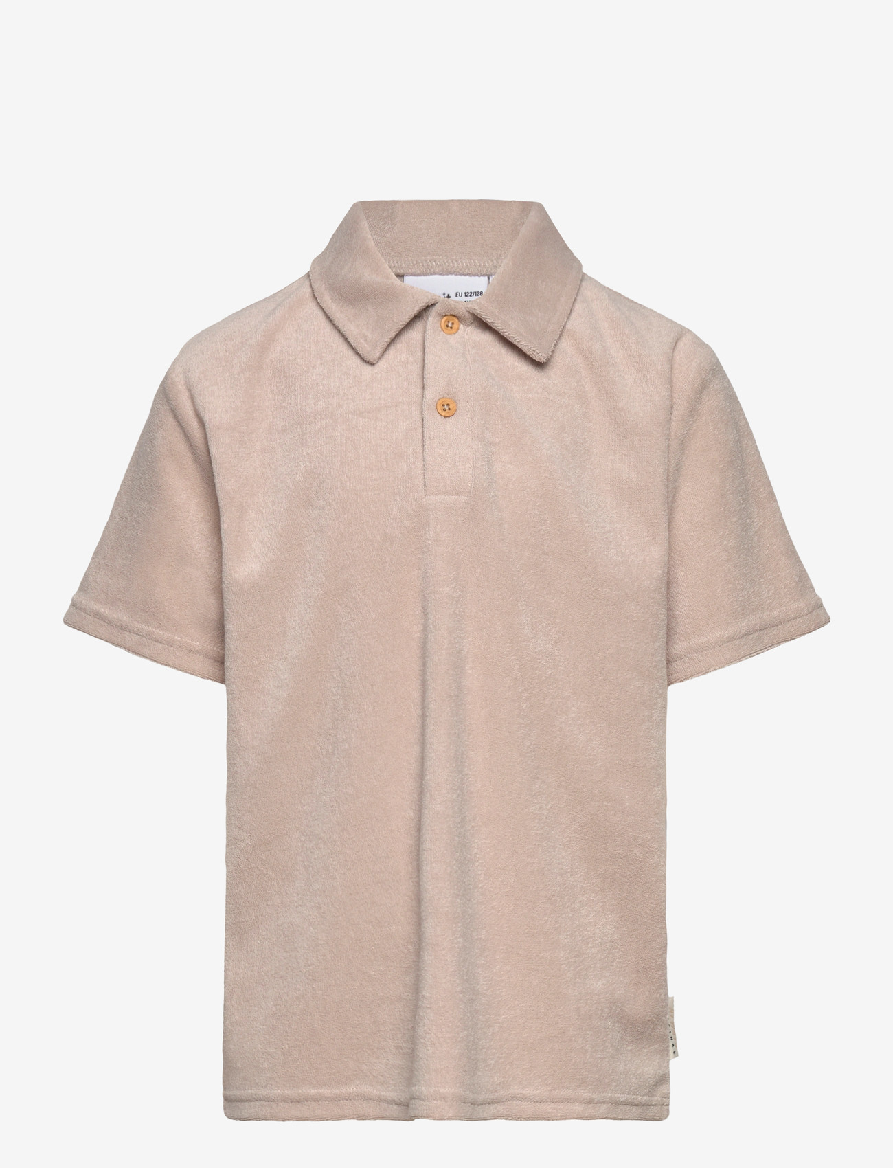 name it - NKMFINTI SS NREG TERRY POLO BOX - kortærmede poloer - chateau gray - 0