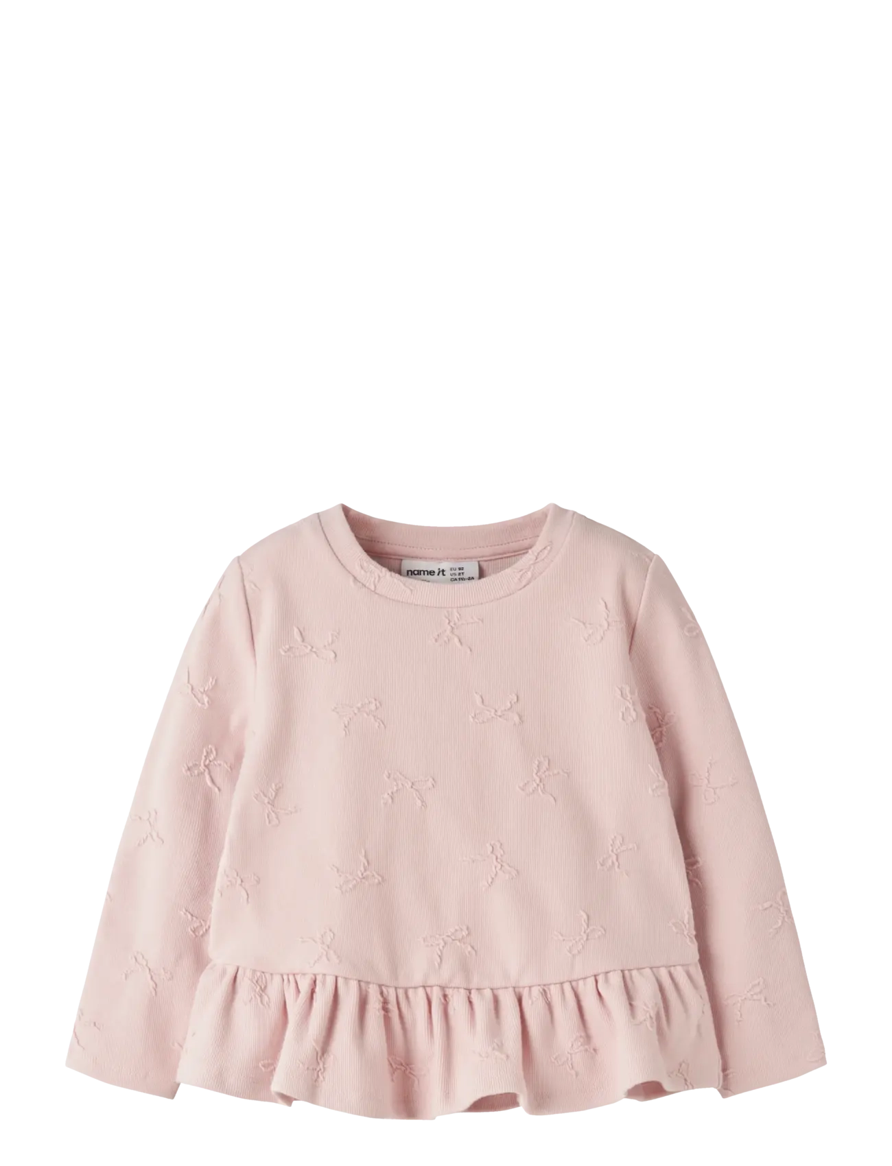 name it NMFKATTY LS TOP - Oberteile - LOTUS / pink/rose