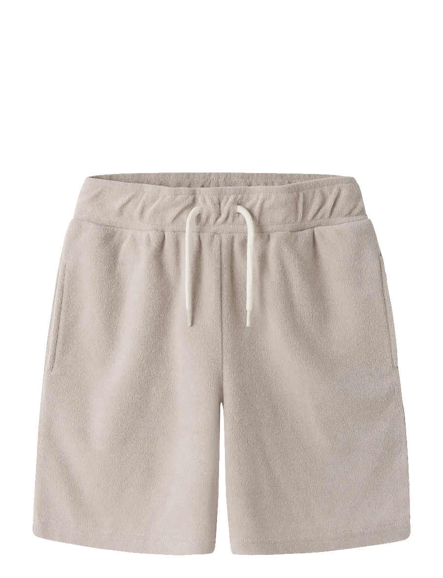 name it - NKMFINTI NREG TERRY SHORTS BOX - sweatshorts - chateau gray - 0