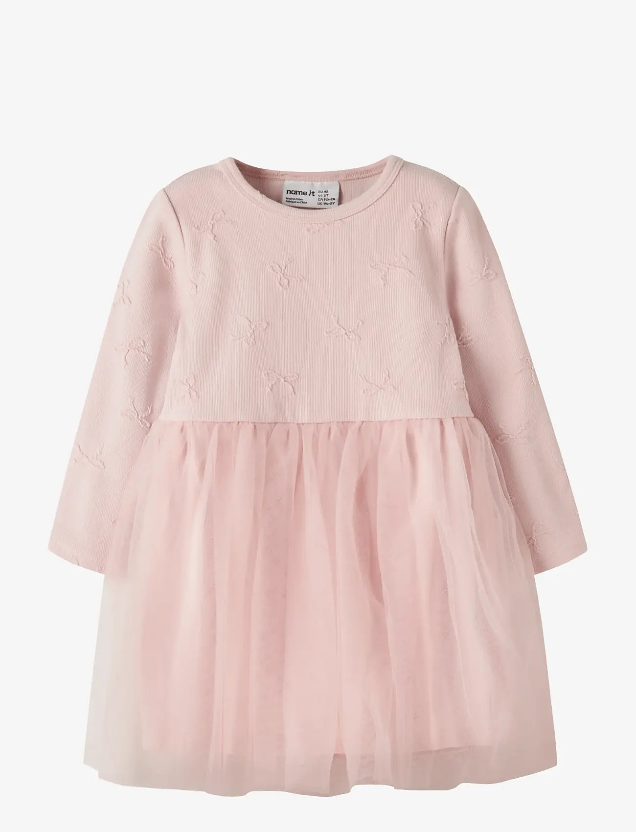 name it - NMFKATTY LS DRESS - langærmede babykjoler - lotus - 0