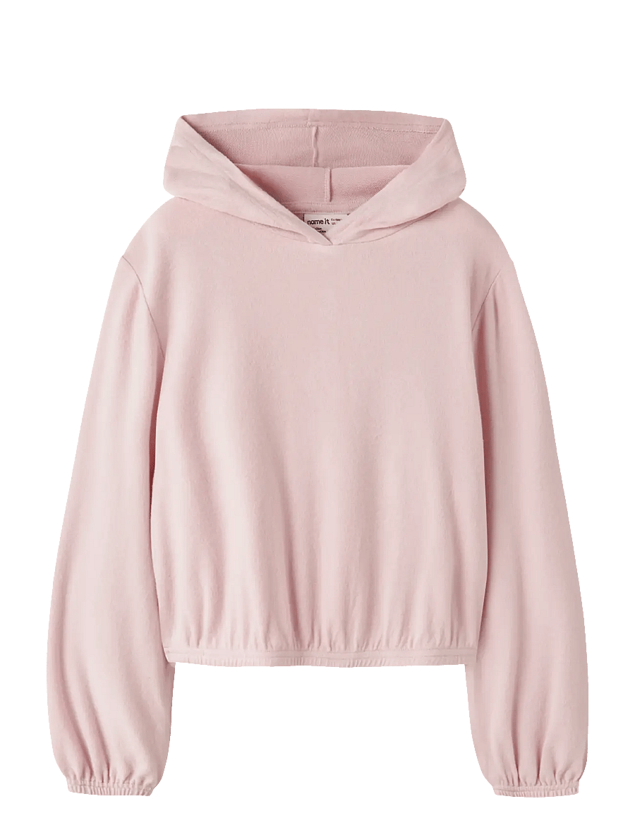name it - NKFKATHLON LS SH TOP WH - džemperiai su gobtuvu - lotus - 0