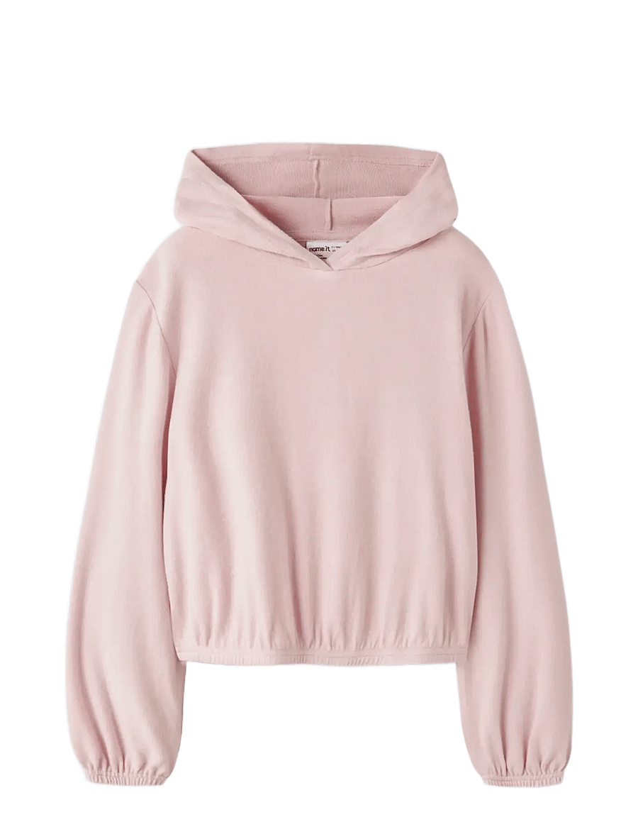 name it - NKFKATHLON LS SH TOP WH - džemperiai su gobtuvu - lotus - 2