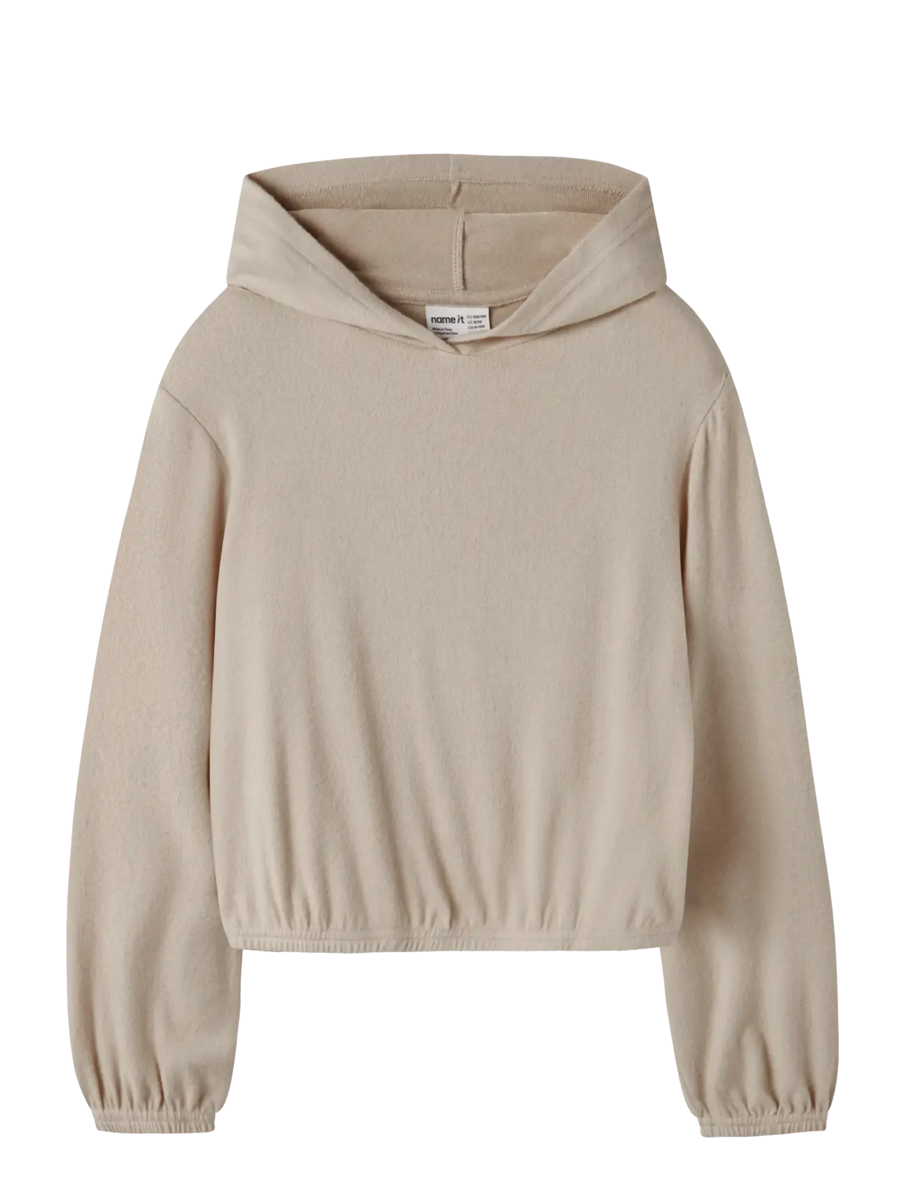 name it NKFKATHLON LS SH TOP WH - Overdele - PEYOTE / beige