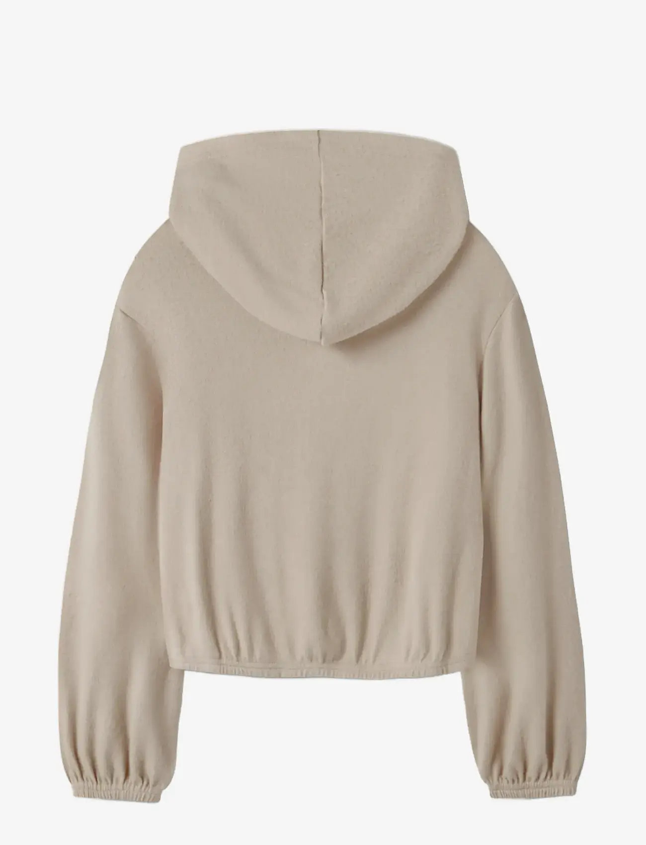 name it - NKFKATHLON LS SH TOP WH - hættetrøjer - peyote - 1