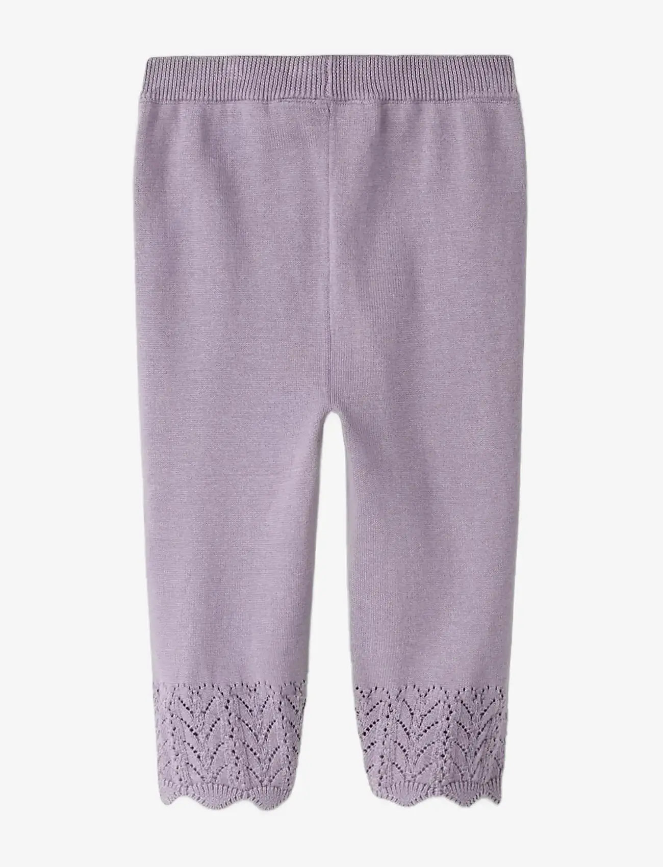 name it - NBFBRIT KNIT PANT - lavender gray - 1