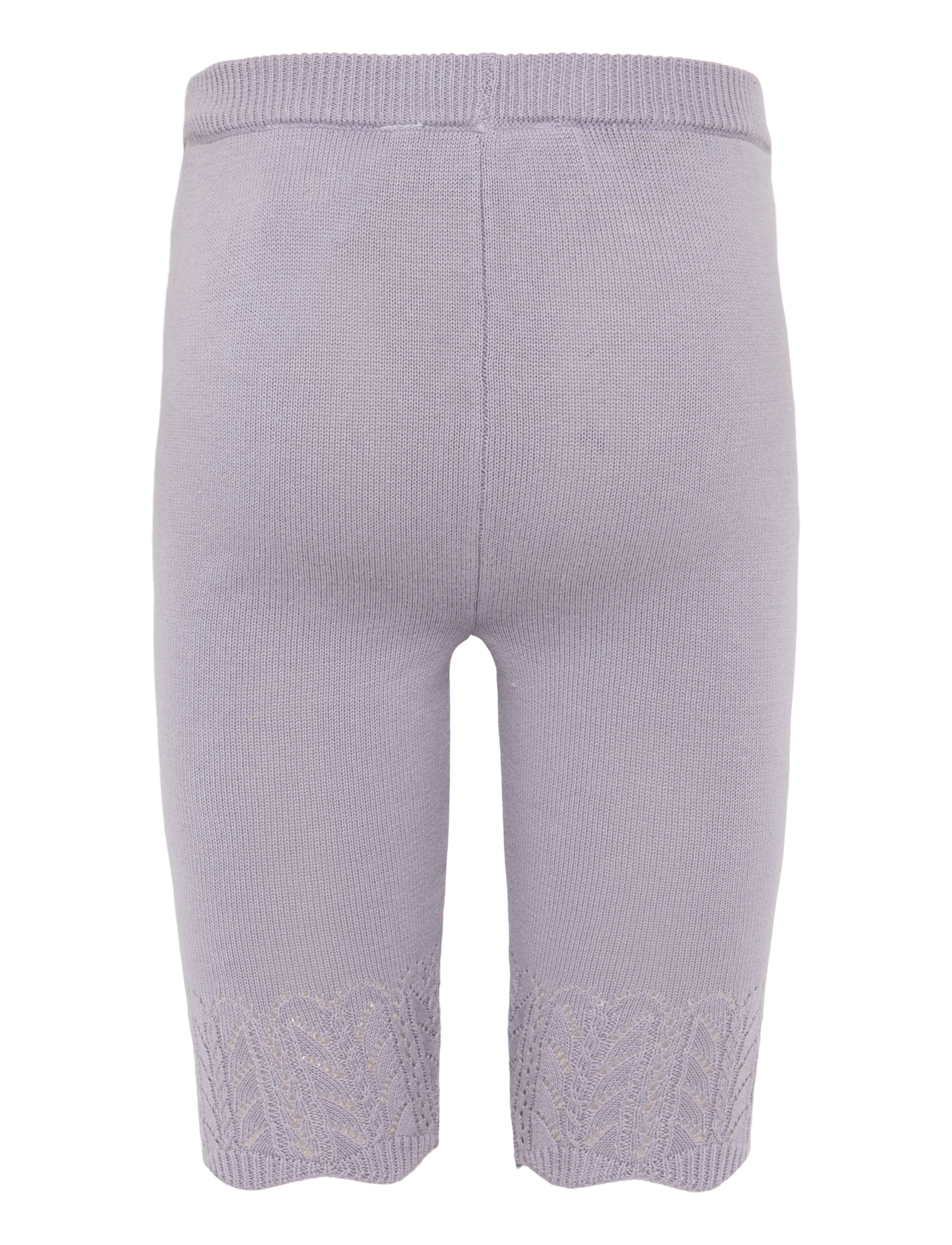 name it - NBFBRIT KNIT PANT - babybroeken - lavender gray - 1