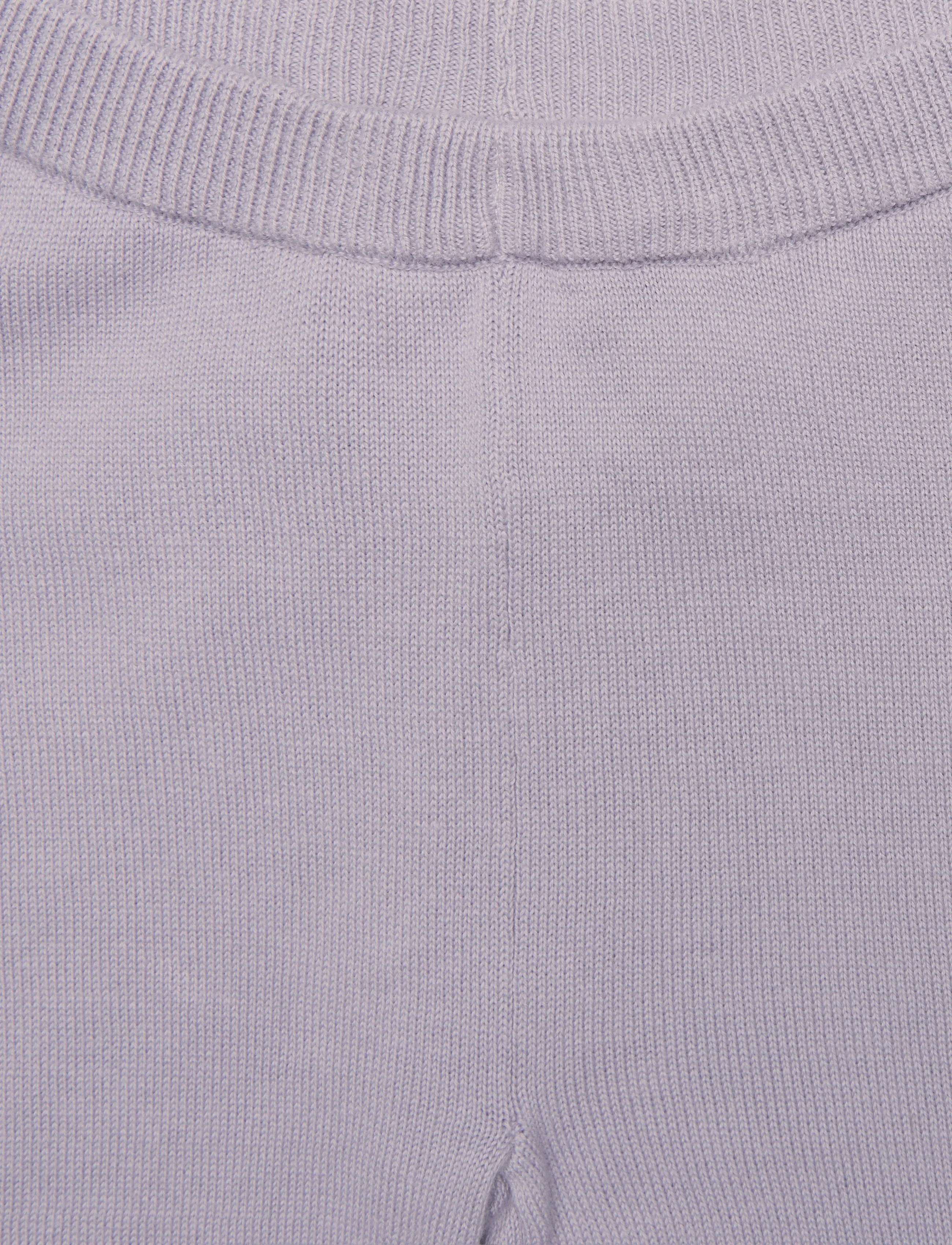 name it - NBFBRIT KNIT PANT - babybroeken - lavender gray - 2