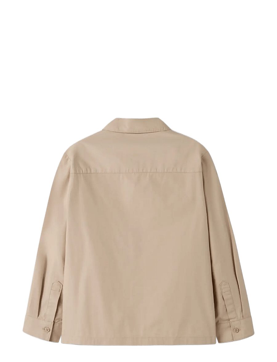 name it - NKMKAMO LS OVERSHIRT - sesame - 1