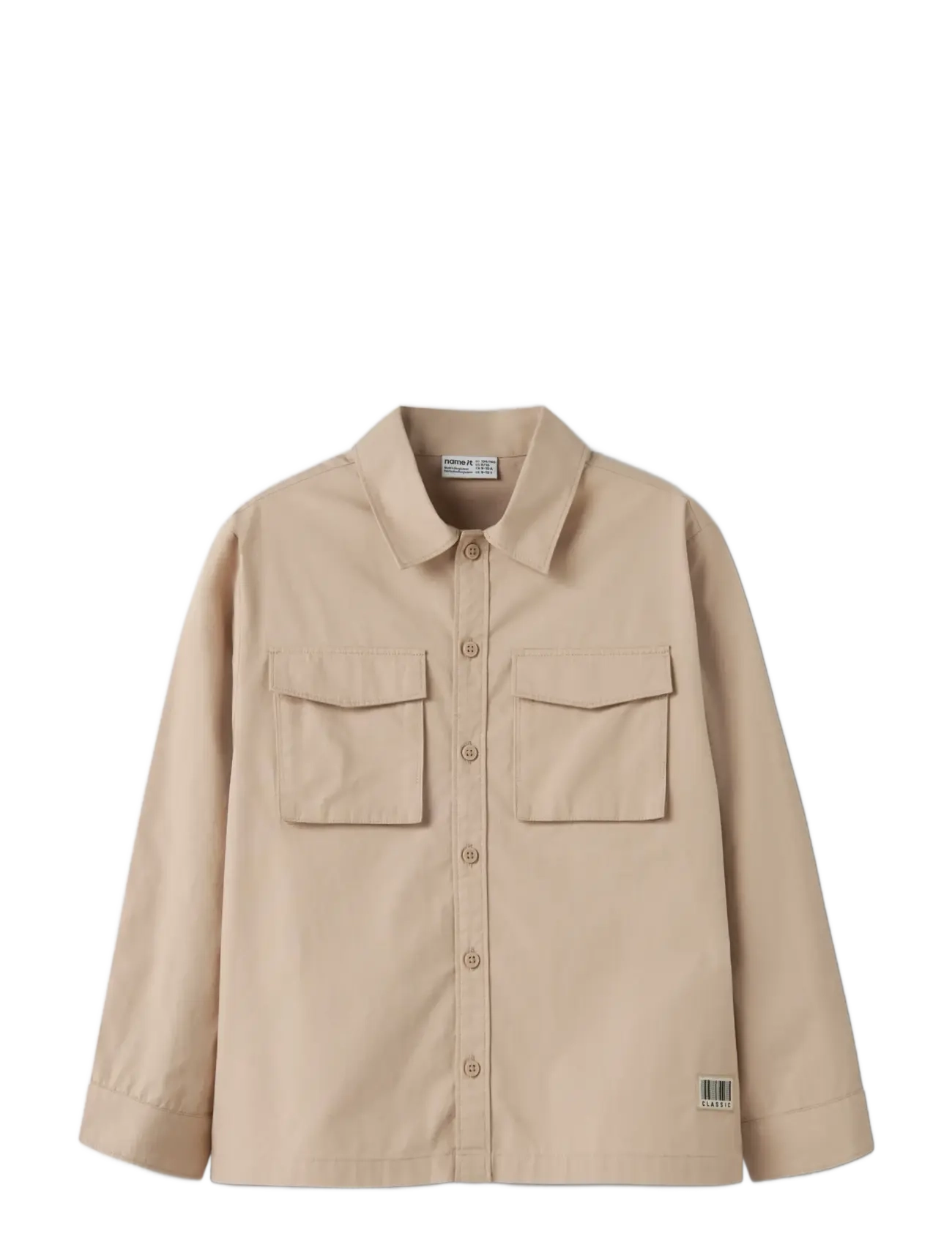 name it - NKMKAMO LS OVERSHIRT - sesame - 2