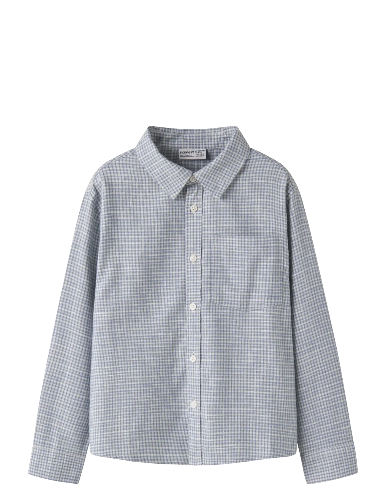name it NKMKRISTIAN LS OVERSHIRT BOX - Overshirts - ASHLEY BLUE / blue