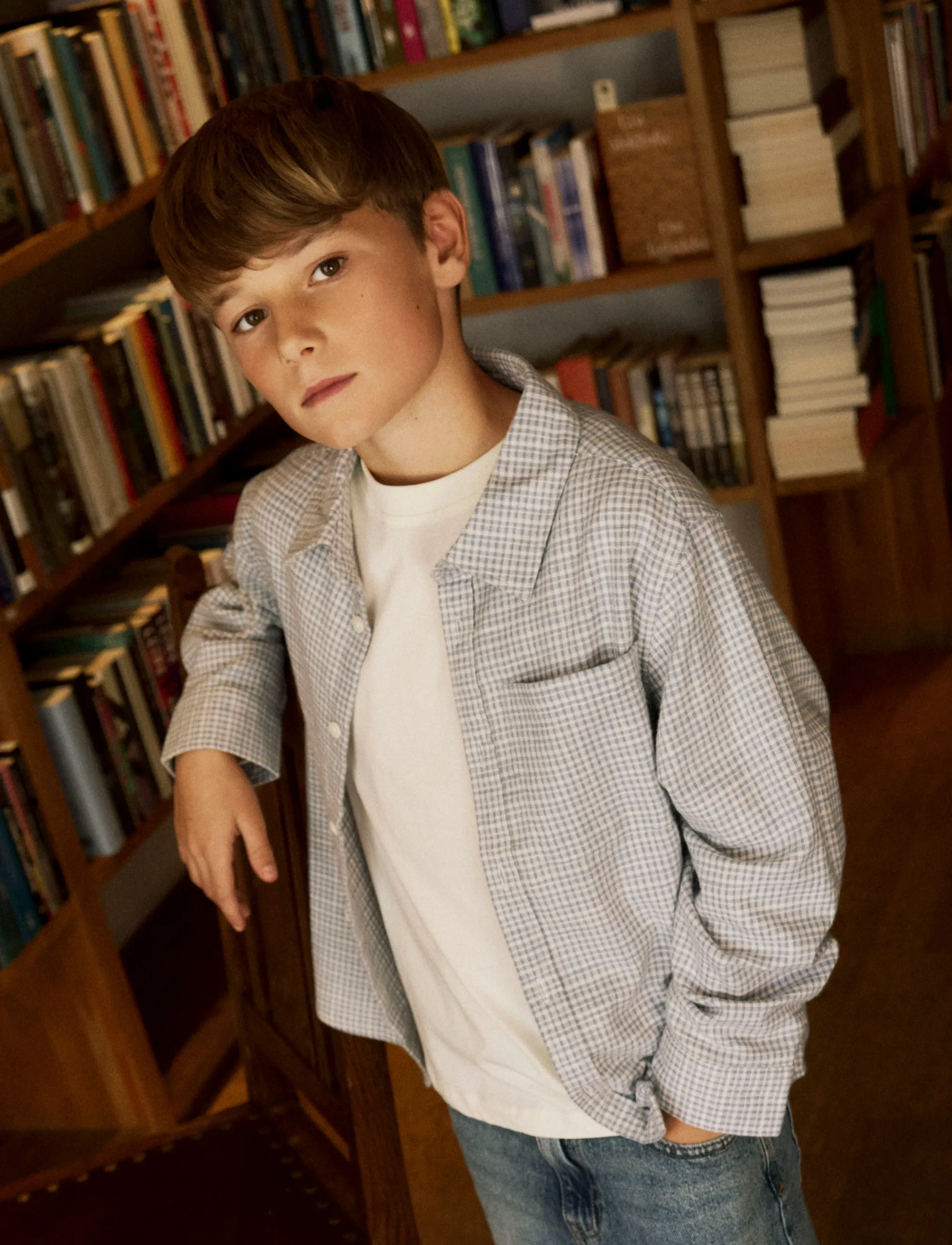 name it - NKMKRISTIAN LS OVERSHIRT BOX - langärmlige hemden - ashley blue - 4